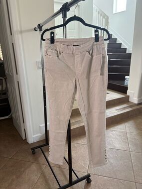 Tribal Ankle Jeans Sizes 6 & 14 – Button Hem Slim Fit Stretch Denim NWT